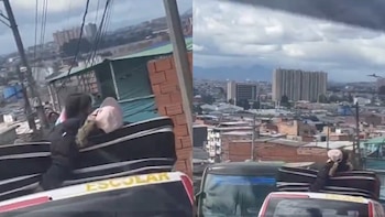 Su arriesgada maniobra fue expuesta