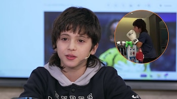 Tiene 11 años, entrena desde los cuatro y quiere convertirse en una leyenda del boxeo