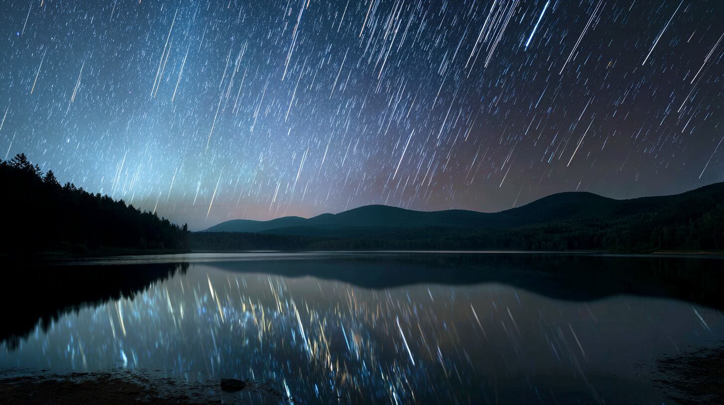 La corriente de meteoritos Tauridas, originada por el Cometa Encke, cruza la órbita terrestre cada año entre octubre y noviembre (Imagen Ilustrativa Infobae)