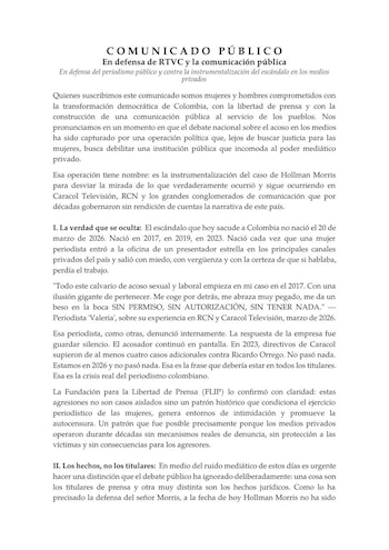 Hollman Morris - crédito @LContamos/X