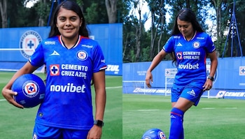 Cruz Azul Femenil oficializó la llegada de la salvadoreña Brenda Cerén como primer refuerzo para el Apertura 2026. (Cortesía: Cruz Azul )