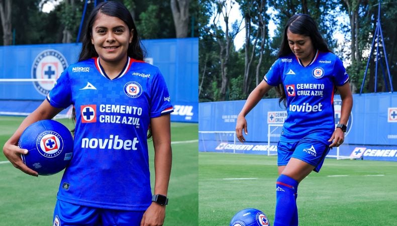 Cruz Azul Femenil oficializó la llegada de la salvadoreña Brenda Cerén como primer refuerzo para el Apertura 2026. (Cortesía: Cruz Azul )