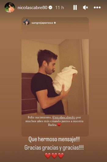 La foto que compartió La