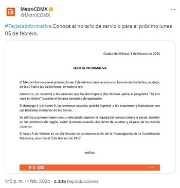 El Metro informó sobre el