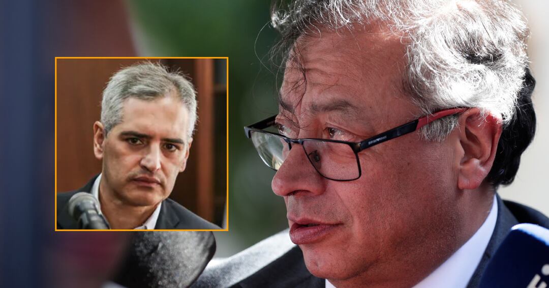 Las diferencias con el presidente son tales, que el mismo Gustavo Petro aseguró que Andrés Julián Rendón no comparte escenarios con él por cuestiones racistas - crédito Bienvenido Velasco/EFE y Colprensa