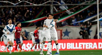 El festejo de los jugadores