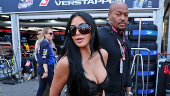 Las fotos de Kim Kardashian en el Gran Premio de Mónaco de F1 para alentar a su novio Lewis Hamilton: “Bienvenida al paddock”