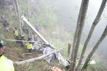 El siniestro de una aeronave