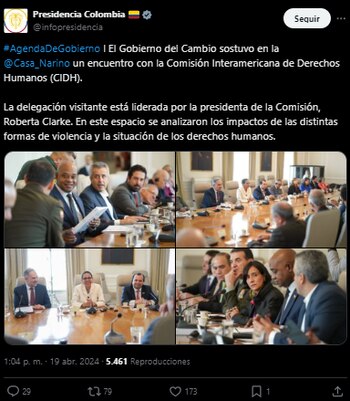 Presidencia contó detalles del motivo