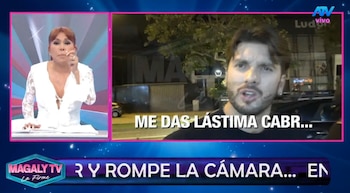 Magaly fulmina a actor mexicano: “Es un NN y actúa como matón”. Captura: Magaly Tv La Firme.