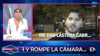 El airado reclamo de Magaly Medina tras agresión de Rodrigo Brand a su reportero: “Espero que Latina pague la cámara que su actor rompió”