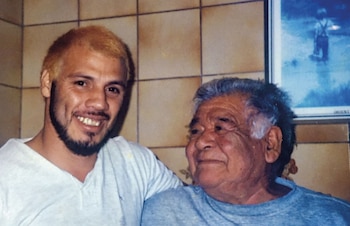 Con Chitoro, a quien consideró