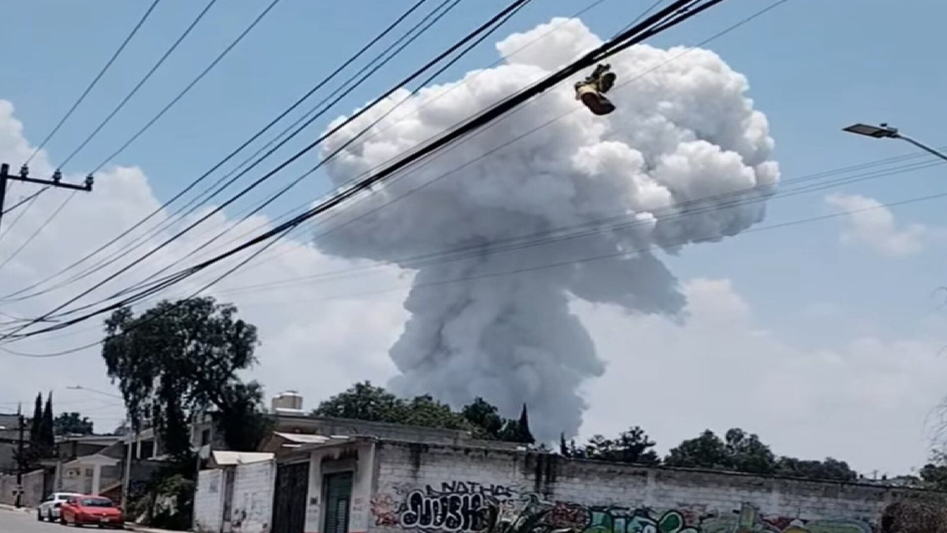 Explosión en polvorín en el municipio de Tultepec, Edomex (Especial)