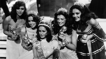 Silvana Suárez (Miss Argentina) junto