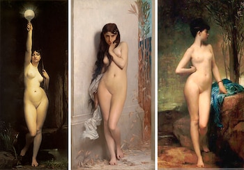 Tres desnudos de Lefebvre: "La
