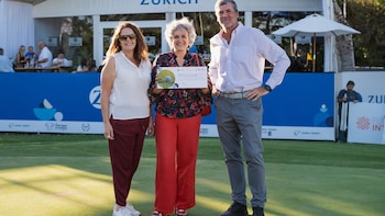 En el Abierto de Golf