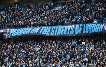 Aficionados del Manchester City con