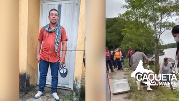 Una de las familiares de