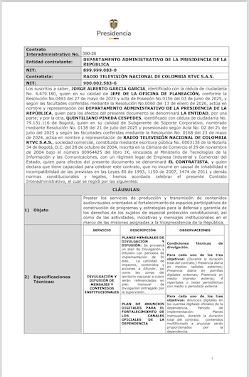 El acuerdo exige presencia diaria