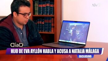 Hijo de Eva Ayllón muestra