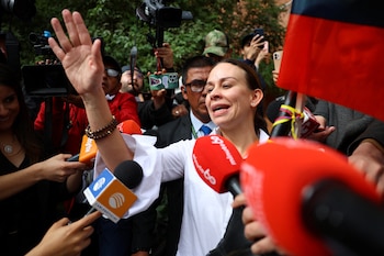 María Claudia Tarazona afirmó que entregó a la Fiscalía General de la Nación información según la cual la orden para asesinar a su esposo - crédito Luisa Gonzalez/Reuters