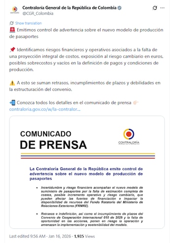 La Contraloría instó a las