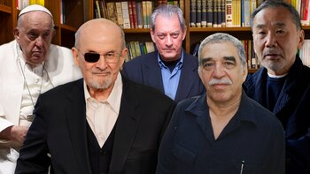 El papa Francisco, Salman Rushdie,