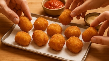 Receta de bocaditos de muzzarella,