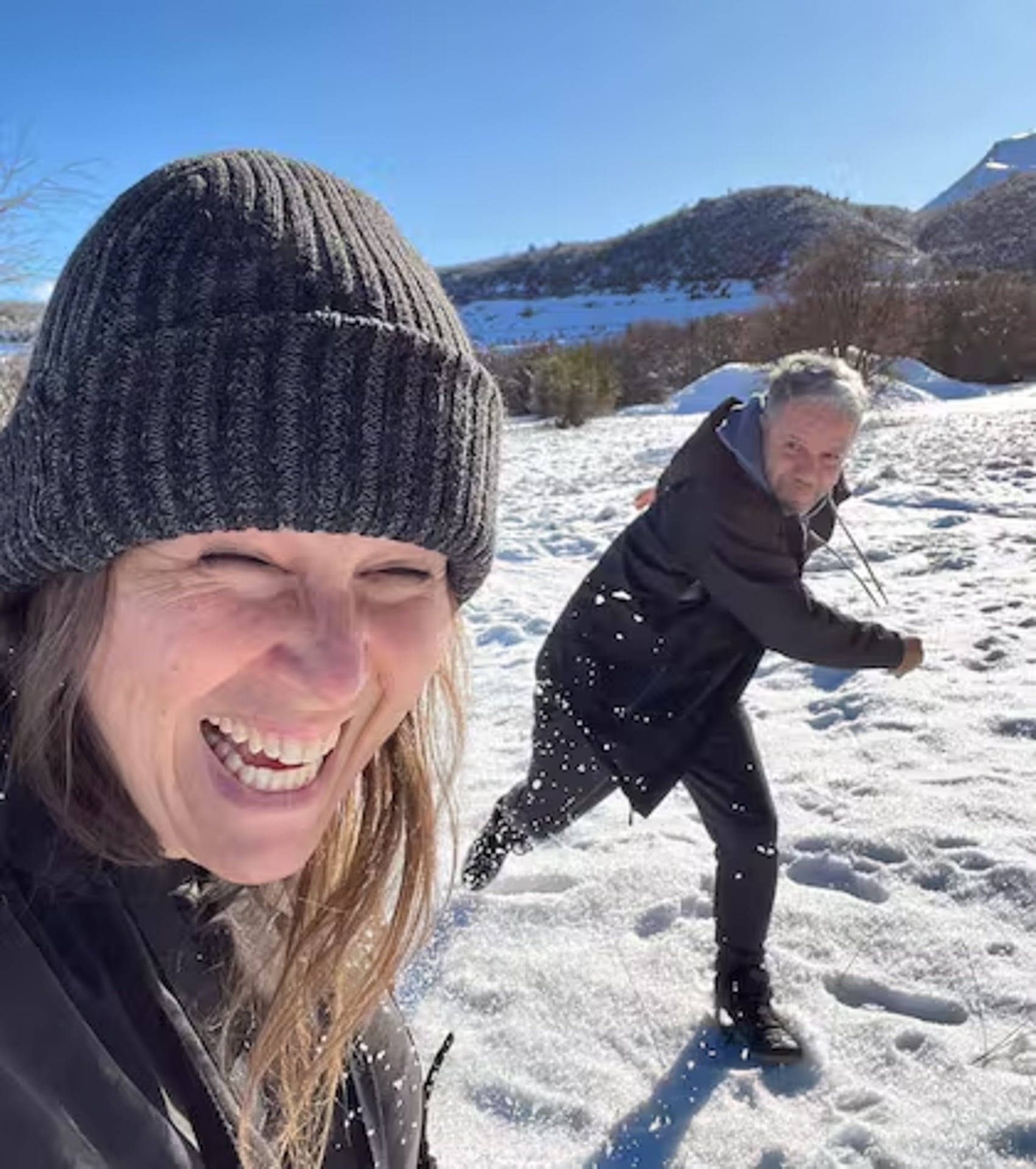 Malena Guinzburg y Adrián Montesoro se conocieron pos pandemia a través de una aplicación de citas