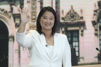 Keiko Fujimori, hija del exdignatario,