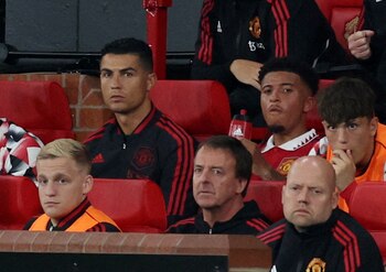 Cristiano Ronaldo fue suplente ante