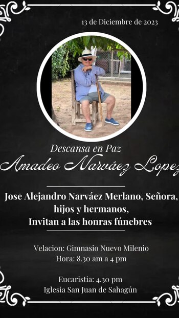 Josse Narváez despidió a su