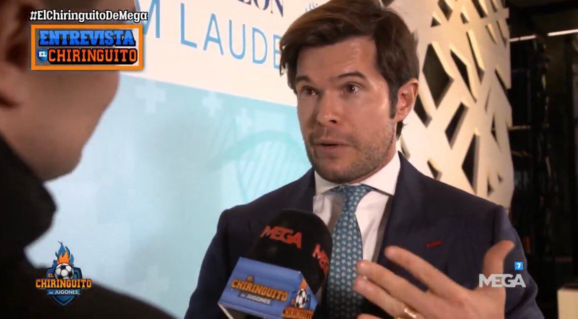 Noval en su entrevista con El Chiringuito (X/@elchiringuitotv)