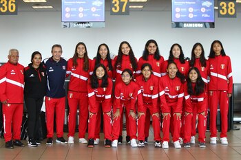 La delegación peruana que viajó a Guatemala para competir en la Copa Panamericana.