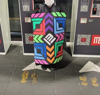 Un niño más se disfrazó