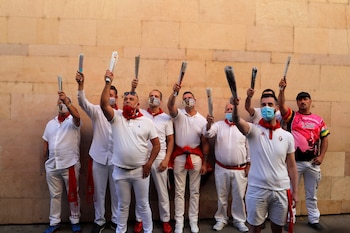 Un grupo de personas quiso