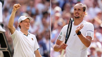 Jannik Sinner y Alexander Zverev, EN VIVO, por la final de Wimbledon