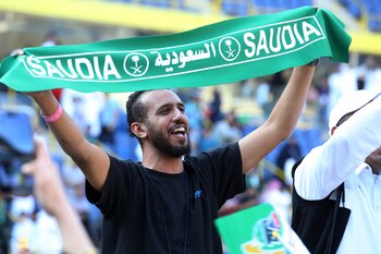 Celebraciones en Riad durante el
