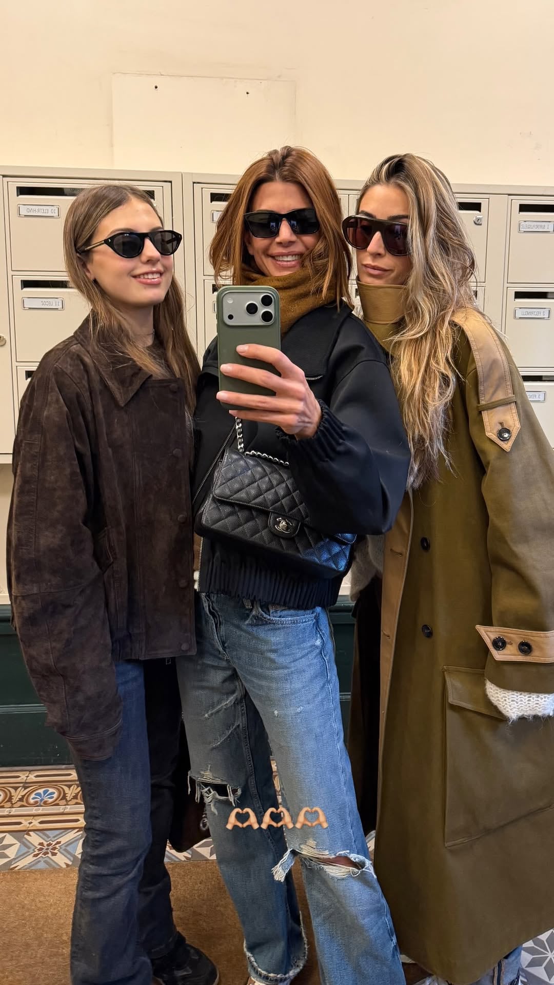 Juliana, Antonia y Valentina se encuentran en Europa hace varios días