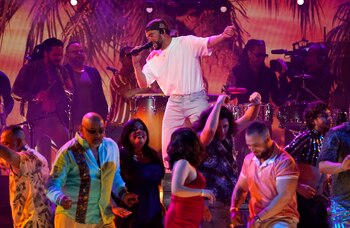 Bad Bunny durante su presentación