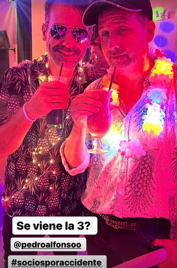 José María Listorti junto a