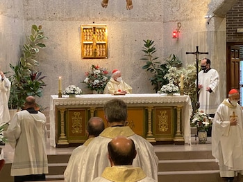 Celebración de una misa en