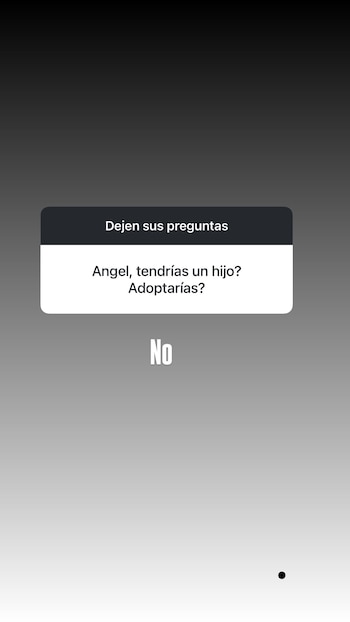 La respuesta de Ángel de