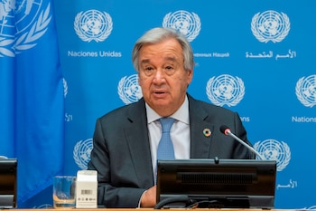 El secretario general de Naciones