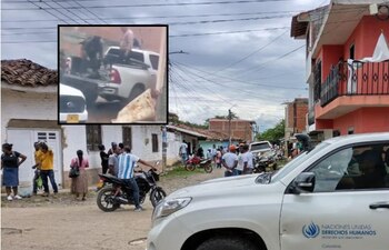 Locales están refugiados o buscan