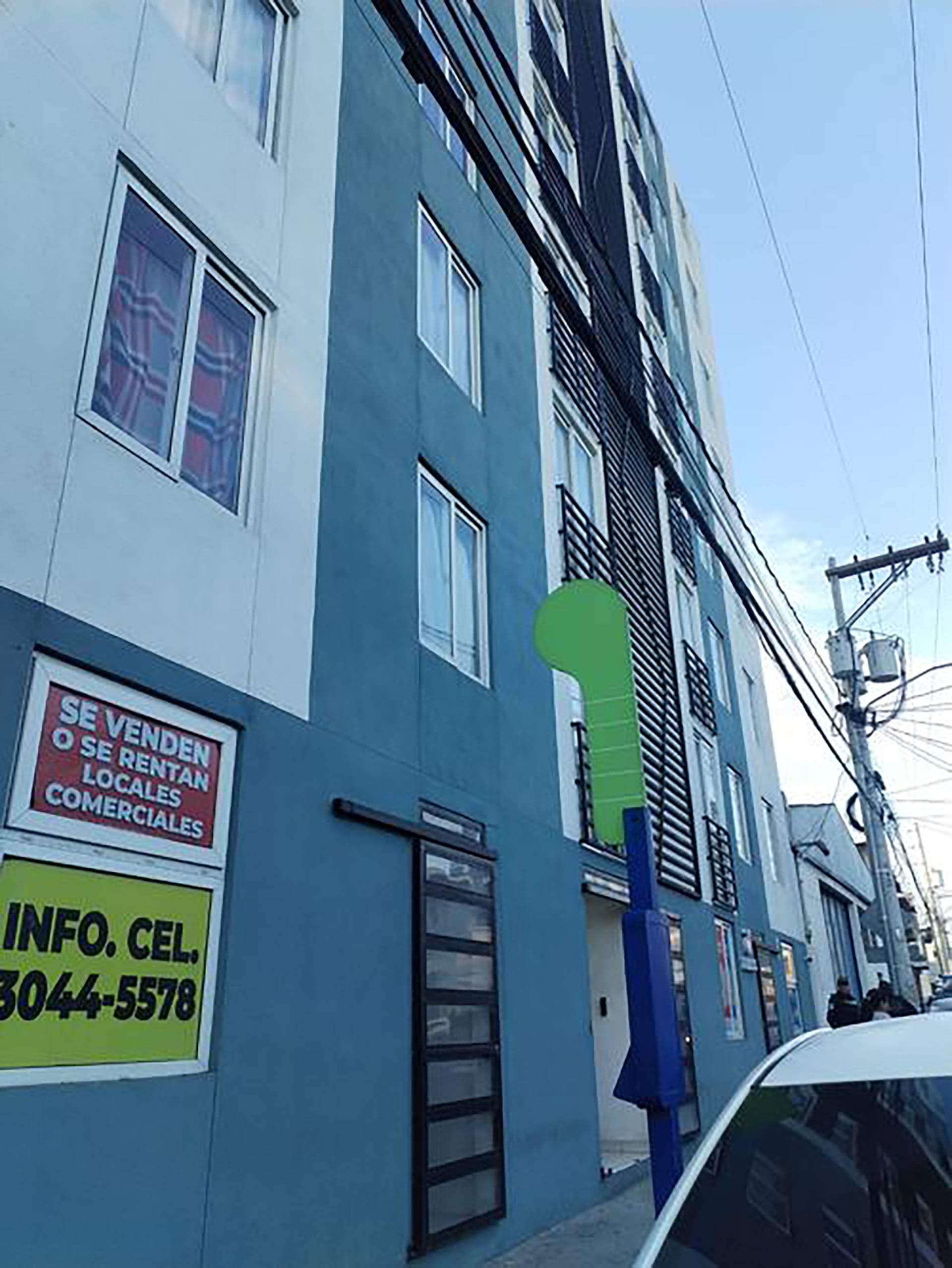 Este edificio comercial en la Ciudad de Guatemala está relacionado con la captura de un extorsionista por parte del Ministerio Público. (Ministerio Público de Guatemala)