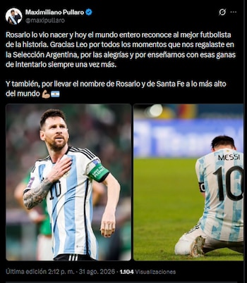 Los mensajes del arco político para Lionel Messi tras su retiro de la selección argentina