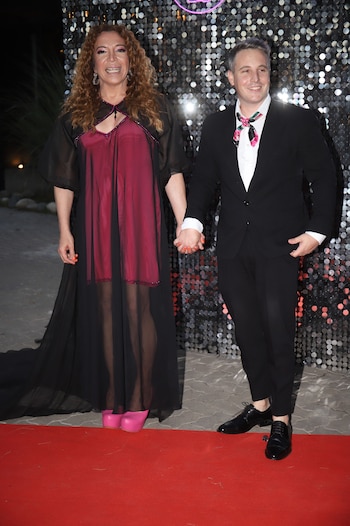 Lizy Tagliani y Sebastián Nebot