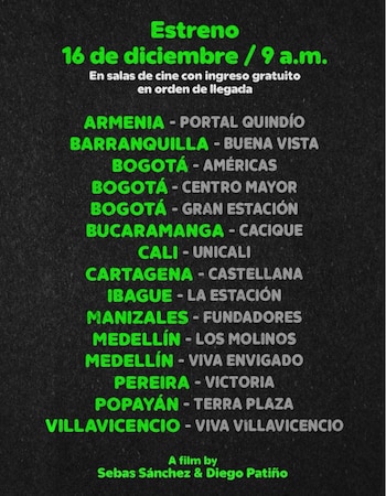 Salas de cine donde se