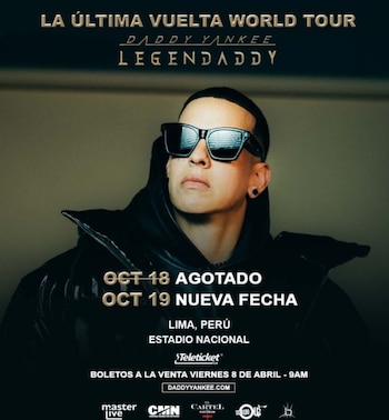 Daddy Yankee confirma segunda fecha